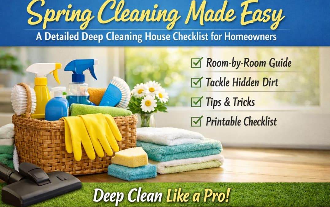 Affordable Home Cleaning Services San Mateo 7 Spring Cleaning Made Easy: A Detailed Deep Cleaning House Checklist for Homeowners