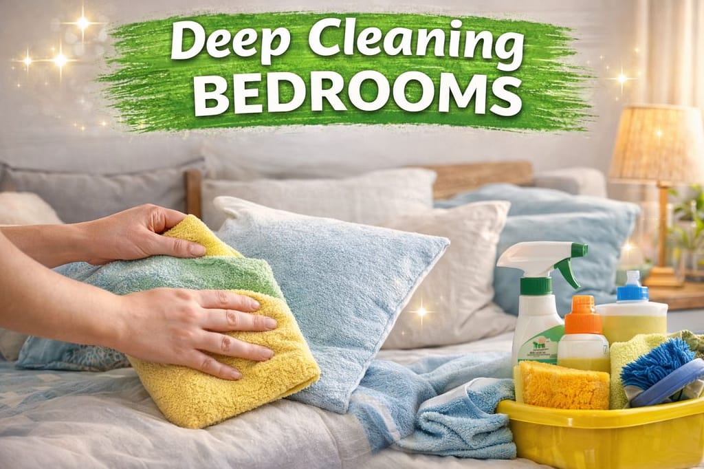 Deep Cleaning House Checklist: The Ultimate Room-by-Room Guide to a Spotless Home 3 Deep cleaning bedrooms