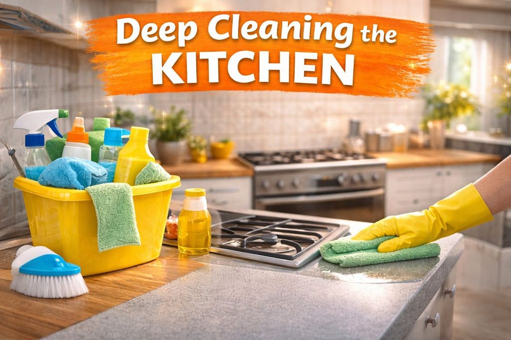 Deep Cleaning House Checklist: The Ultimate Room-by-Room Guide to a Spotless Home 2 deep kitchen cleaning