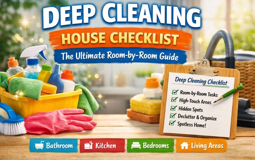 Affordable Home Cleaning Services San Mateo 7 Deep Cleaning House Checklist: The Ultimate Room-by-Room Guide to a Spotless Home